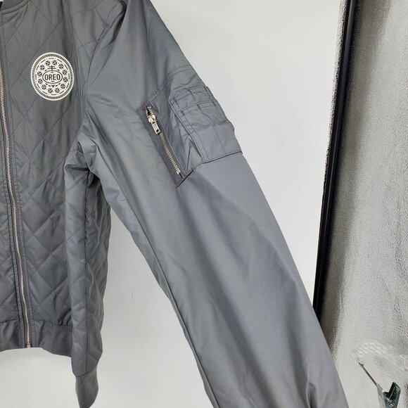 NWT Charles River Apparel Oreo Cookie Embroidered Promo Bomber Jacket Large - Picture 10 of 12